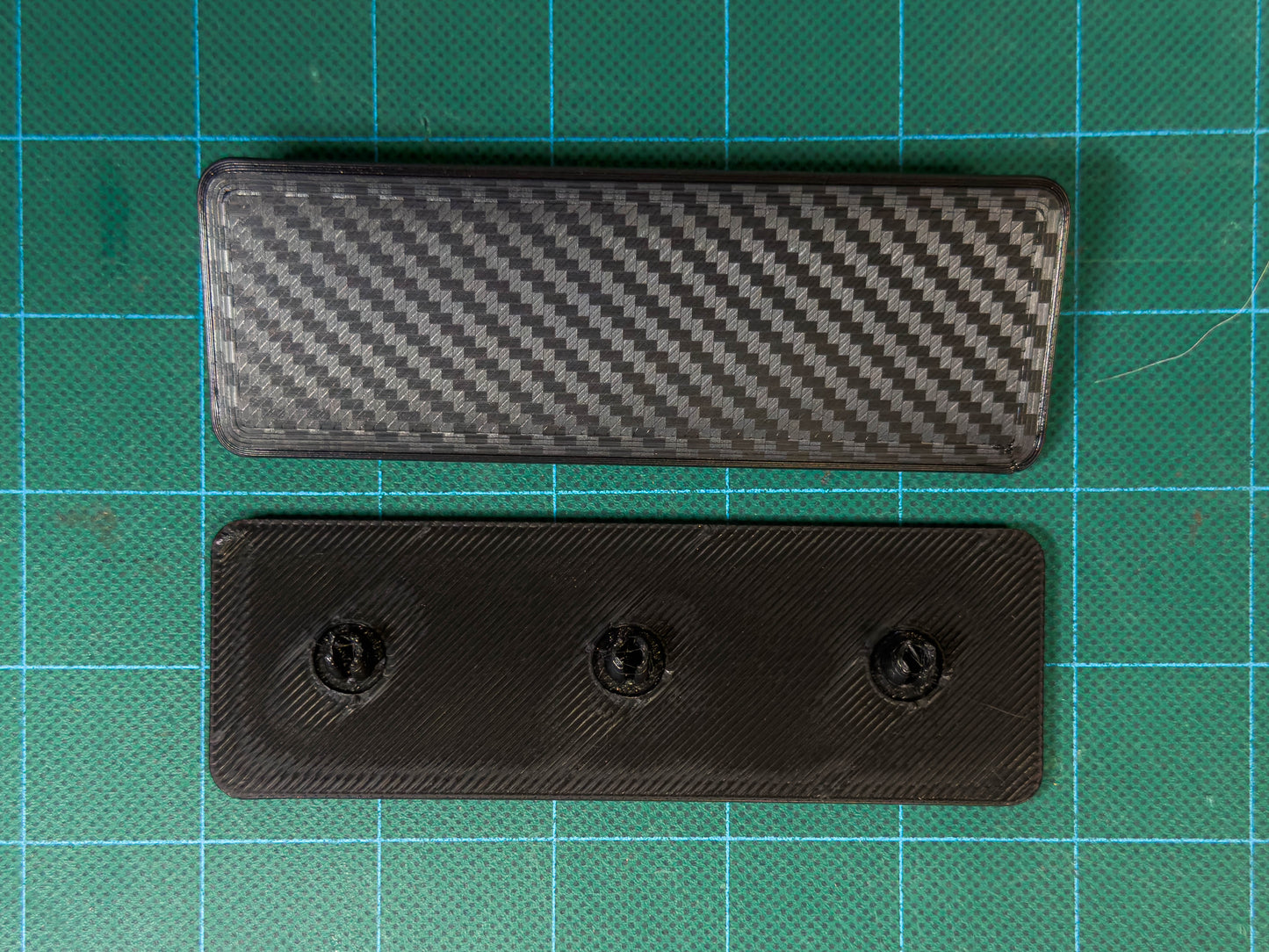 Carbon Fiber looking Aluminum Profile Extrusion Endcaps