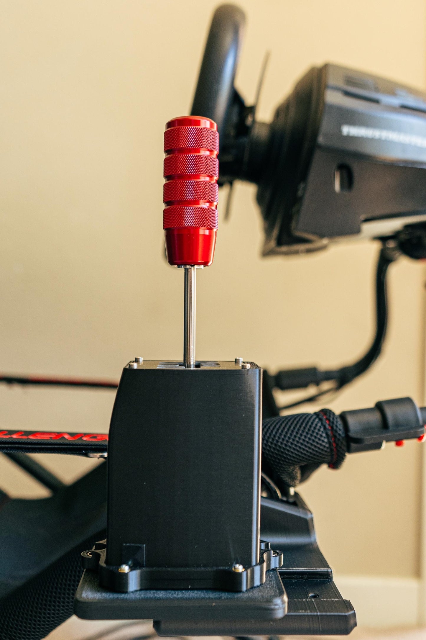 Shifter Mounting Bracket for Playseat Challenge or Challenge X Logitech | compatible with Fanatec, Moza, and SHH bottom mount shifters