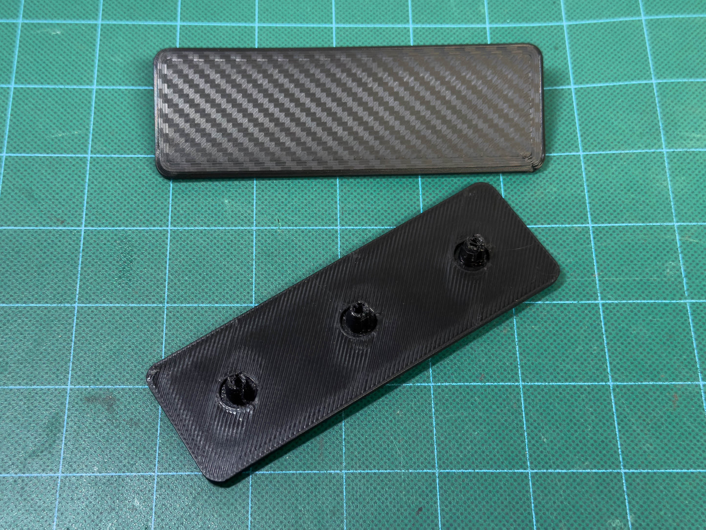 Carbon Fiber looking Aluminum Profile Extrusion Endcaps