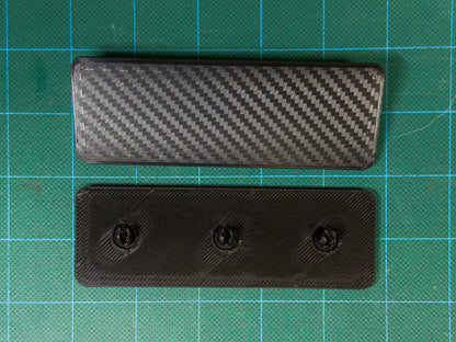 Carbon Fiber looking Aluminum Profile Extrusion Endcaps