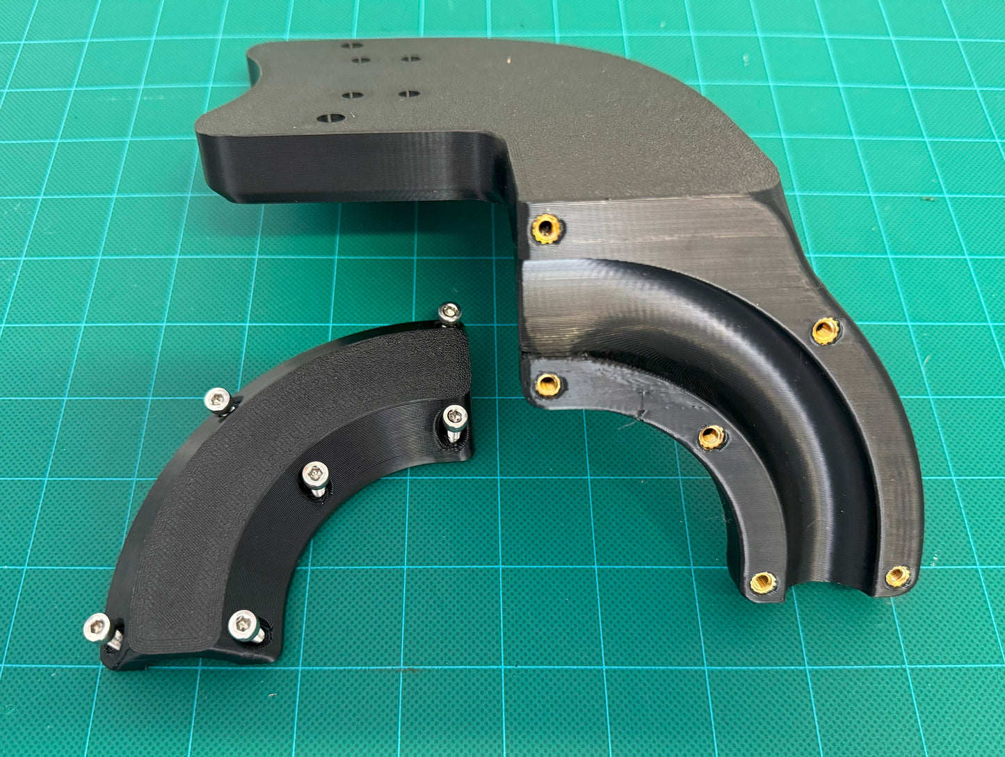 Mounting hardware included. Requires M4 allen head / hex drive in order to install.