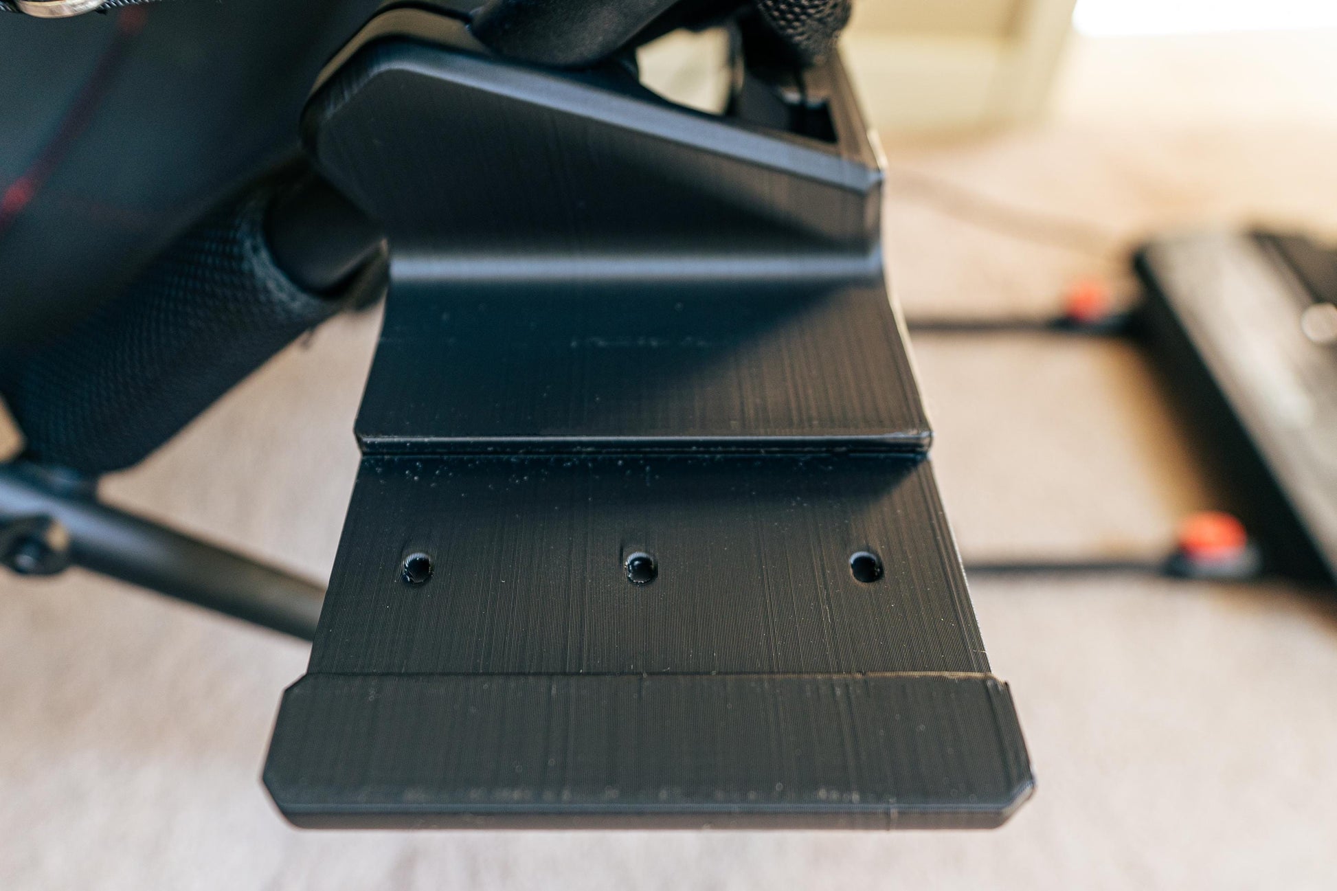 Shifter Mounting Bracket for Playseat Challenge or Challenge X Logitech | compatible with Fanatec, Moza, and SHH bottom mount shifters